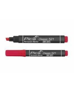 Pica Classic 521/40 Rojo//Rotulador Permanente Pica Classic 521/40 Roj