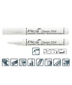 Rotulador permanente Pica Classic 524/52 Blanco