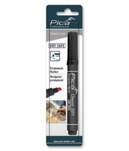 Pica Classic 521/46 Negro//Rotulador Permanente – Pica Classic 520/46