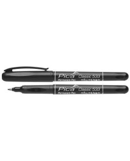 Pica Classic 533/46 Negro//Marcador Permanente Classic Fina Negro - PI