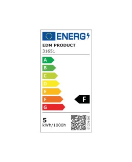 DOWNLIGHT LED EMPOTRABLE REDONDO 5W 6400K LUZ FRIA COLOR BLANCO Ø9cm E