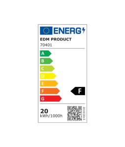 FOCO PROYECTOR LED 20W 1520lm 6400K LUZ FRIA BLACK SERIES 12,4x10,6x2,