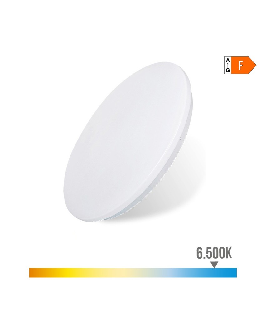 PLAFON/APLIQUE LED DE SUPERFICIE 18W 6500K Ø33x6,6cm EDM