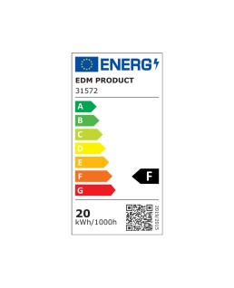 DOWNLIGHT LED EMPOTRABLE REDONDO 20W LUZ DIA 4000K 1500lm BLANCO Ø22,5