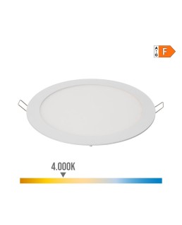 DOWNLIGHT LED EMPOTRABLE REDONDO 20W LUZ DIA 4000K 1500lm BLANCO Ø22,5