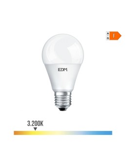 BOMBILLA STANDARD LED E27 20W 2050lm 32000K LUZ CALIDA Ø6,5x12,5cm EDM