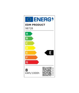 BOMBILLA ESFERICA LED E27 8,5W 1000lm 6400K LUZ FRIA Ø4,5x8,6cm//98728