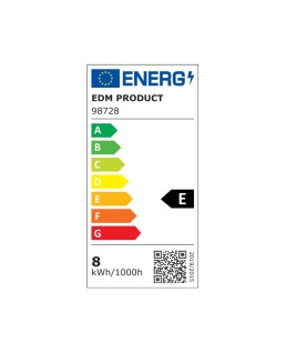 BOMBILLA ESFERICA LED E27 8,5W 1000lm 6400K LUZ FRIA Ø4,5x8,6cm//98728