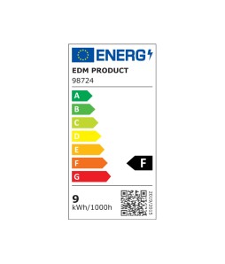 BOMBILLA ESFERICA LED E27 8,5W 880lm 3200K LUZ CALIDA Ø4,5x8,6cm//9872