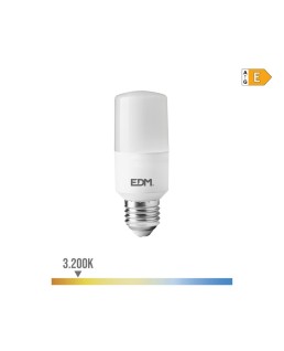 BOMBILLA TUBULAR LED E27 10W 1100lm 3200K LUZ CALIDA Ø4x10,7cm/98839