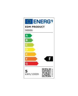 BOMBILLA TUBULAR DE LED E14 4,5W 450lm 6400K LUZ FRIA Ø1,6x6,6cm/98886