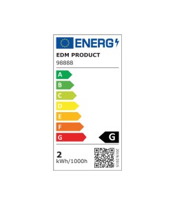 BOMBILLA PEBETERO TUBULAR LED E14 1,8W 130lm 6400K LUZ FRIA Ø1,8x4,8cm