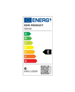 BOMBILLA G9 LED 5.5W 650lm 6400K LUZ FRIA BASE CERAMICA Ø1,8x5,4cm EDM