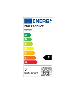 BOMBILLA VELA LED E14 7W 600lm 6400K LUZ FRIA Ø3,6x10,3cm EDM