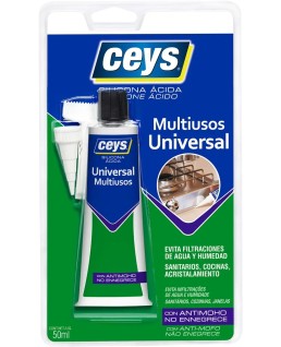 CEYS SILICONA ÁCIDA USO DOMÉSTICO 50ml/Multiusos Universal/Antimoho