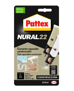 PATTEX NURAL 22 CEMENTO REPARADOR 22ml /INCLUSO BAJO EL AGUA