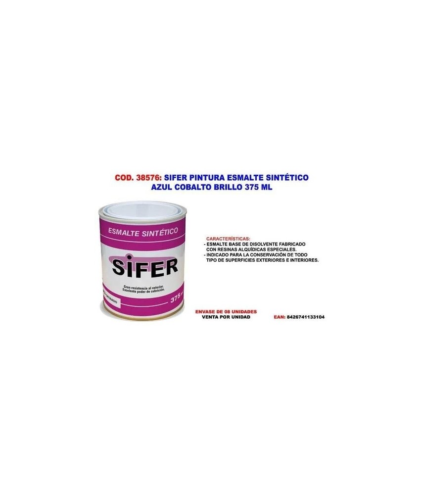 SIFER PINTURA ESMALTE SINTÉTICO 375 ml/38576