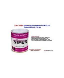 SIFER PINTURA ESMALTE SINTÉTICO 750 ml Tabaco Brillo/34543