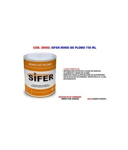 SIFER MINIO DE PLOMO NARANJA 750 ml /38592