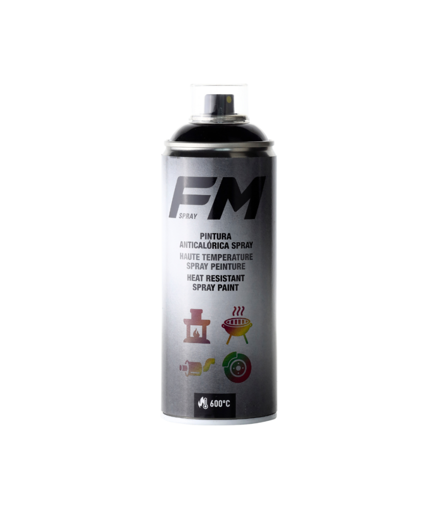 FM PINTURA ANTICALÓRICA SPRAY NEGRA 400ml/209027