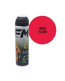 FM MARCADOR DE OBRA IDEO TP FLUO 360º Rojo/203X